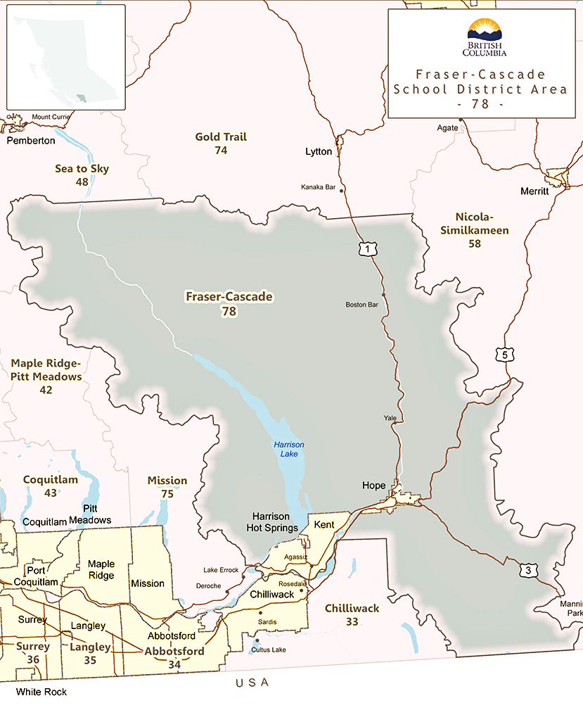 Fraser Cascade School District 78, British Columbia, Canada, Agassiz, Boston Bar, Hope, Harrison Hot Springs, Kent, Silver Creek, Strategic Plan